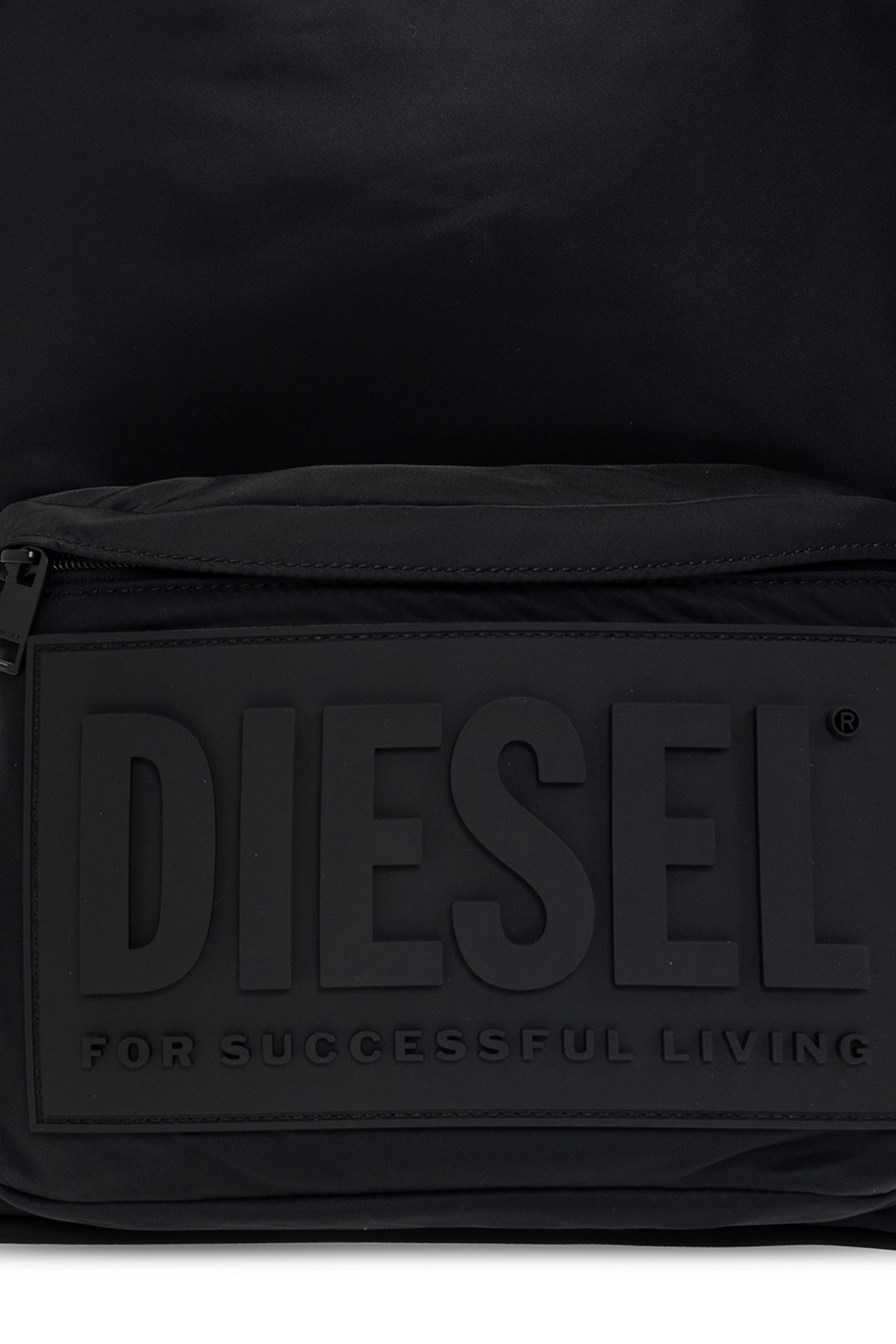 Black Backpack with logo Diesel - IetpShops France